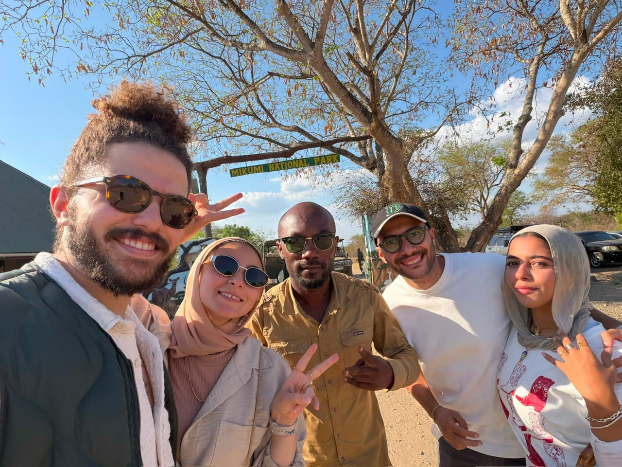 Abdelrahman on safari with Untamed Routes Africa